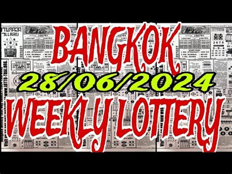 bangkok weekly paper 2024|*LOTTO.